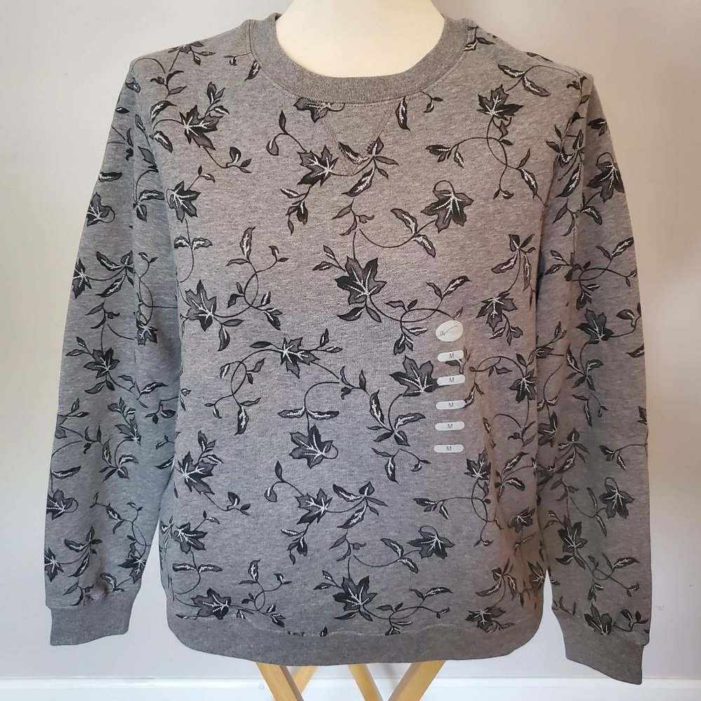 NWT! Studio Works Sport Print Sweatshirt - Size M